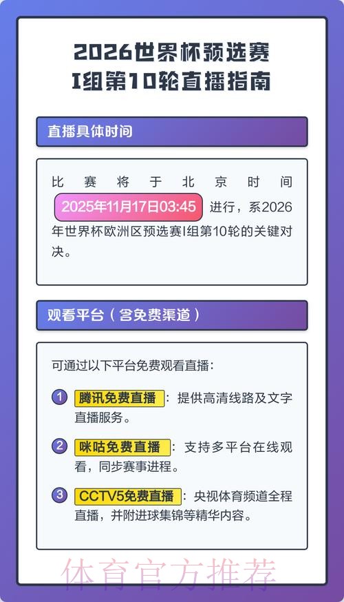 2026世界杯现场直播下载指南